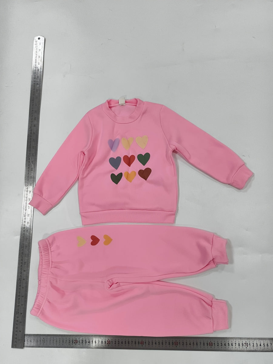 Ensemble 2 pièces. Sweatshirt à col ras du cou et pantalon long pour — Monptitlou