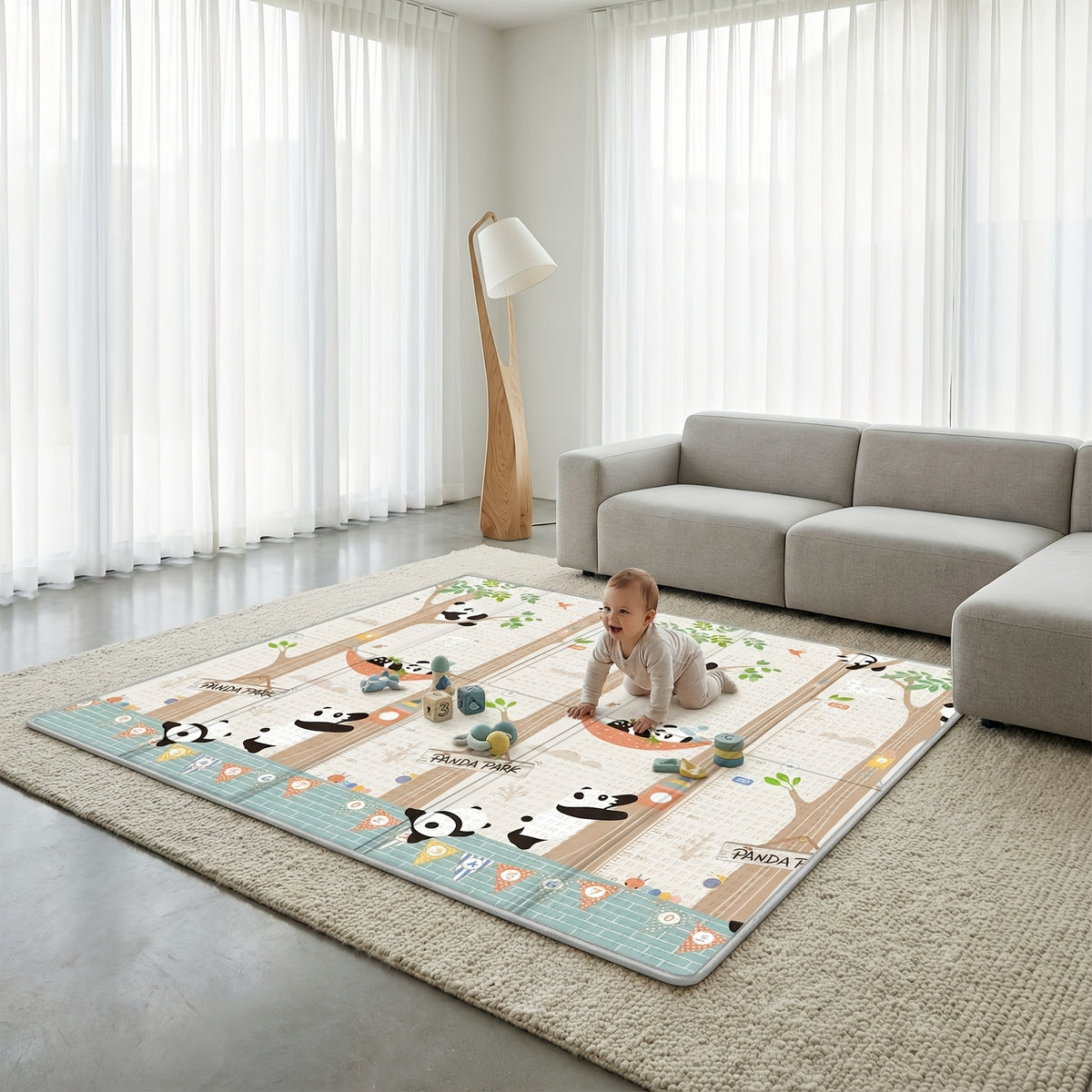 Tapis de bébé 200,66x180,34 cm — Monptitlou Image