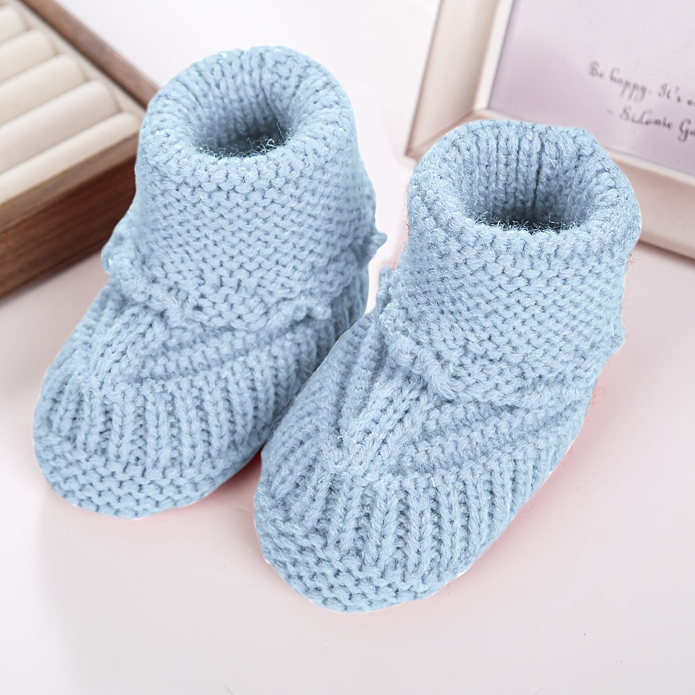 1 paire de chaussettes bébé en tricot 0-12 mois — Monptitlou