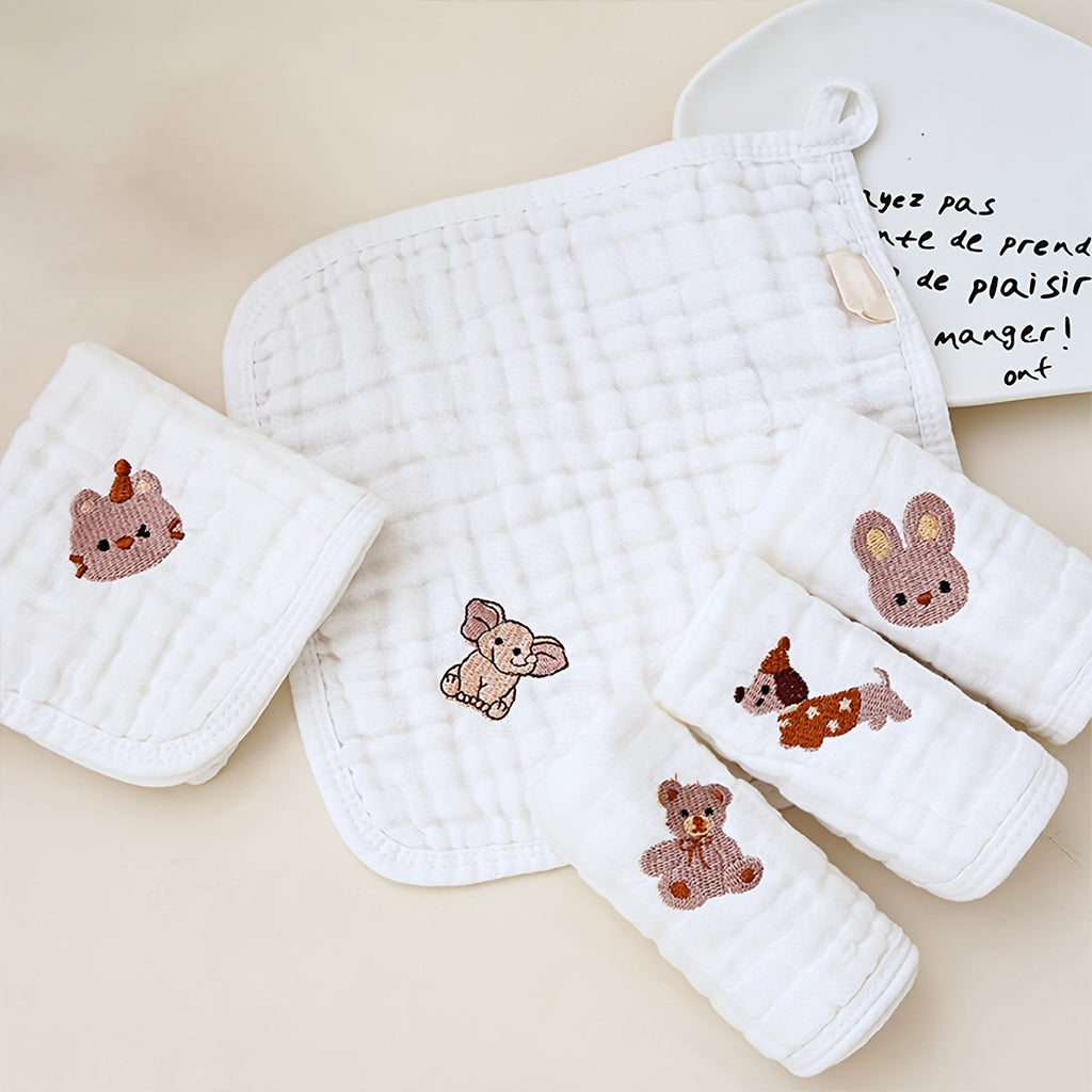 /Pack Bavoirs Bébé Brodé Dessin Animé Mignon — Monptitlou
