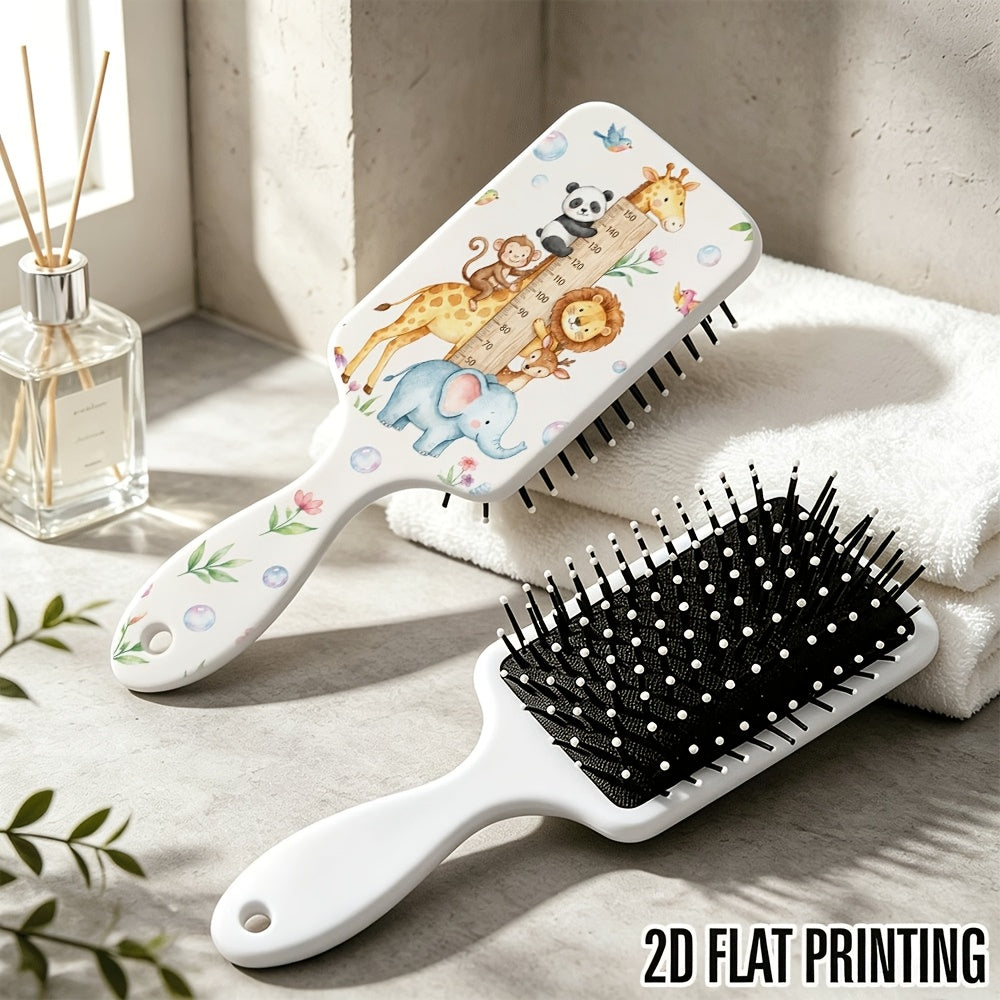 Peigne à poils pour bébé animal avec base rembourrée et brosse — Monptitlou
