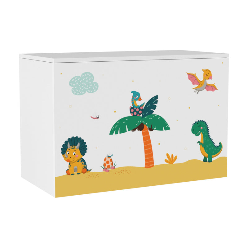 Boîte à Jouets Oleiros avec Couvercle Rabattable, 40 x 60 x 30 cm