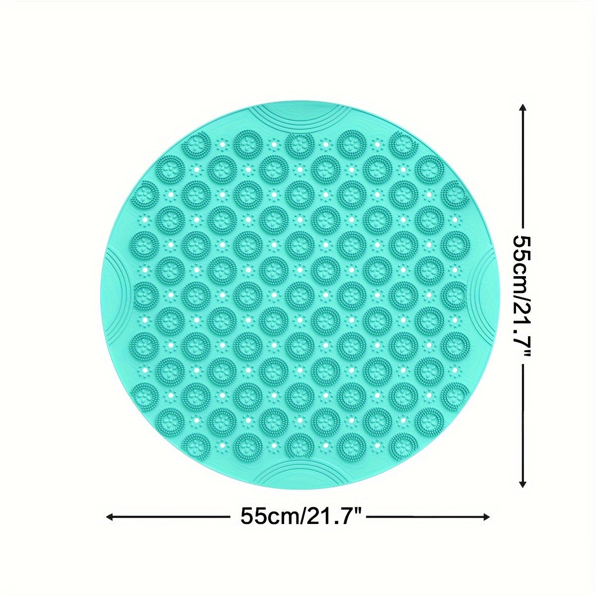 Tapis de bain de douche antidérapant, cercle, tapis de baignoire — Monptitlou Image