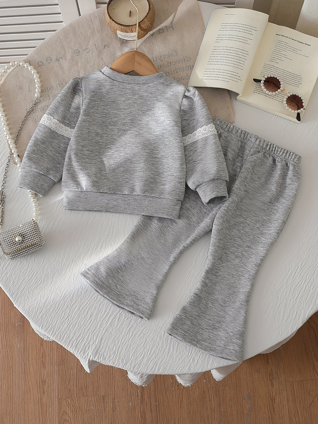 Ensemble deux pièces décontracté printemps-automne style coréen pour — Monptitlou