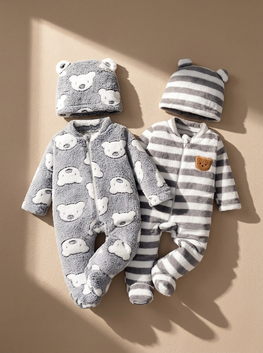 Nouveau ensemble 2 pièces automne-hiver pour nouveau-né garçon — Monptitlou