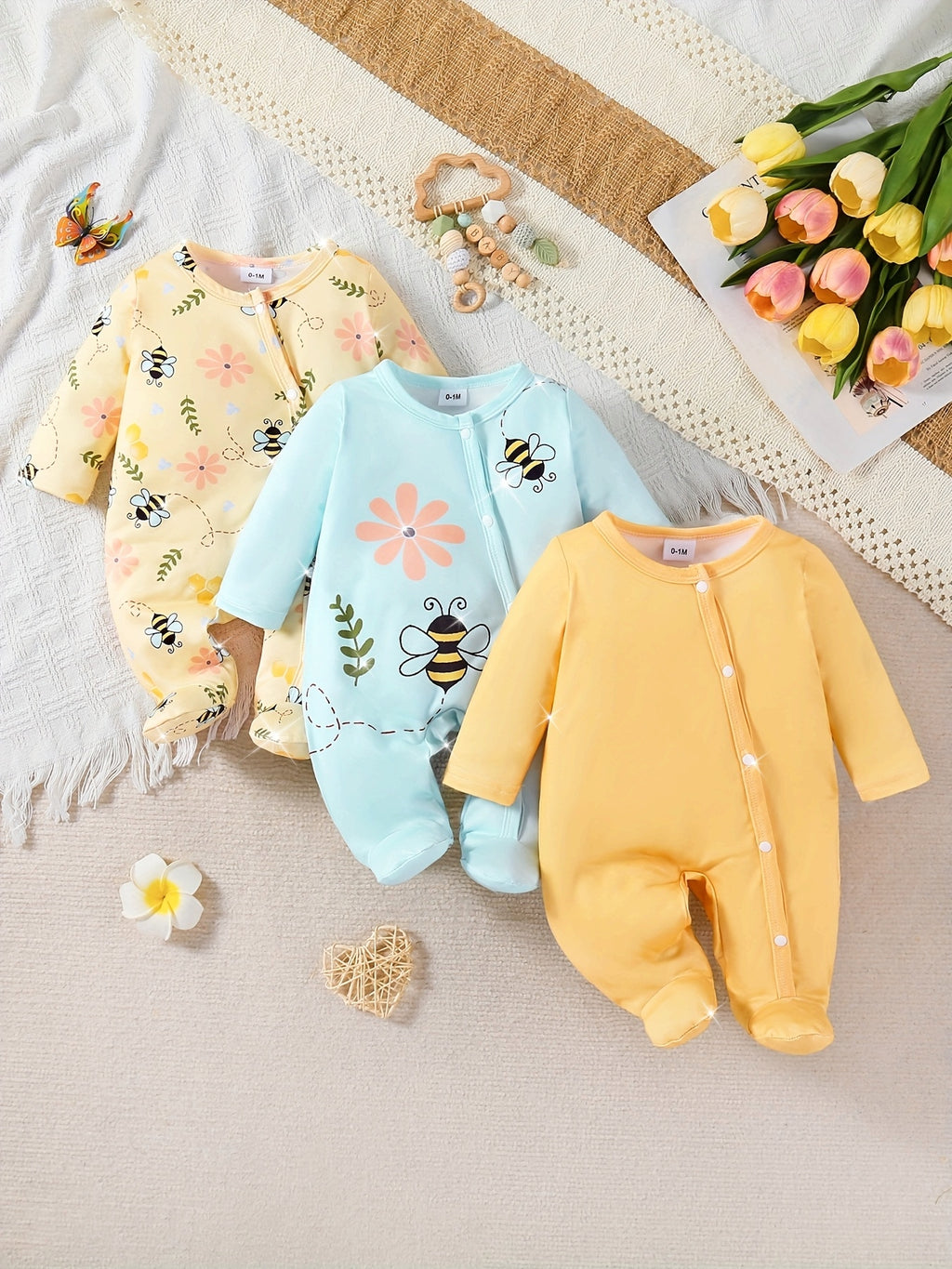 Ensemble Body Trois Pièces pour Filles, Idéal pour l'Extérieur — Monptitlou