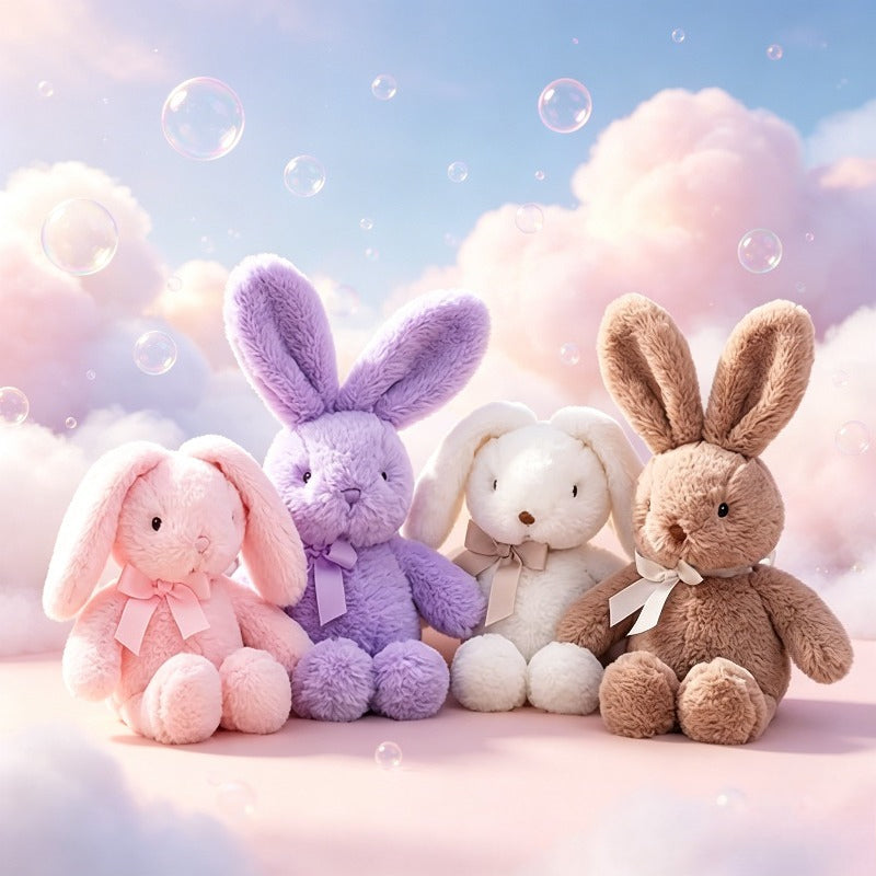 Peluche Lapin Doux, Lapin Mignon à Oreilles, Oreilles Longues — Monptitlou