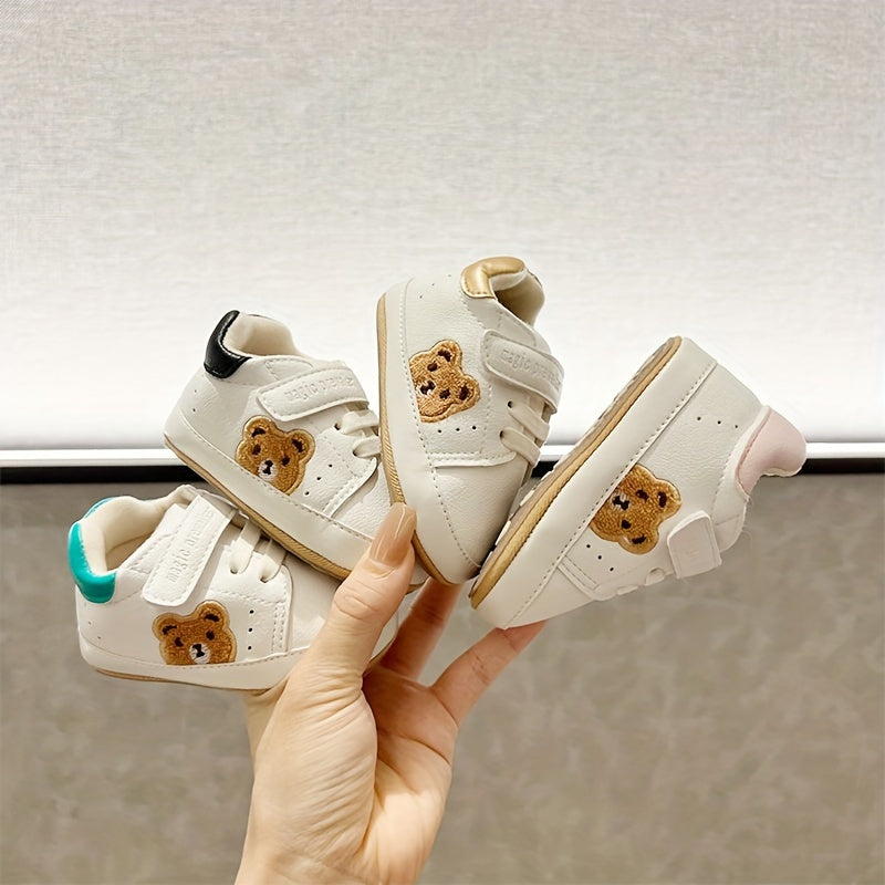 Paire de chaussures de sport bébé motif ours cartoon pour garçons et — Monptitlou