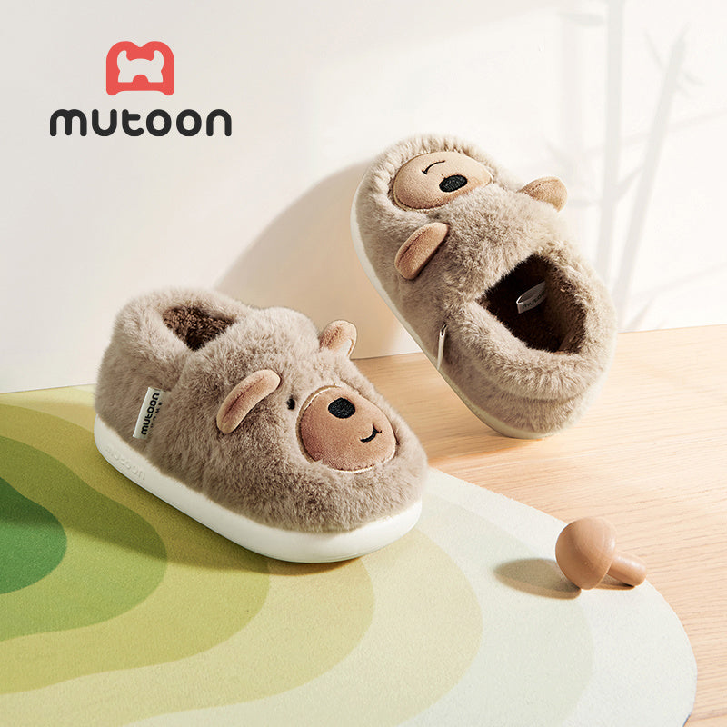 Chaussons en peluche dessin animé pour filles Mutoon — Monptitlou