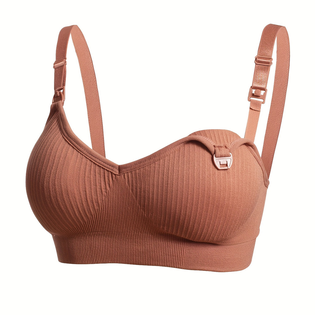 Soutien-gorge d'allaitement sans couture, rose — Monptitlou