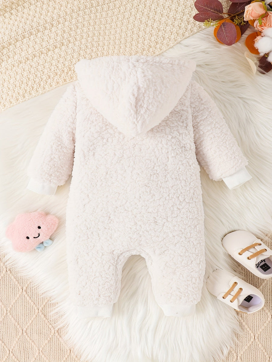 Combinaison chaude d'automne et d'hiver pour bébés filles et garçons — Monptitlou