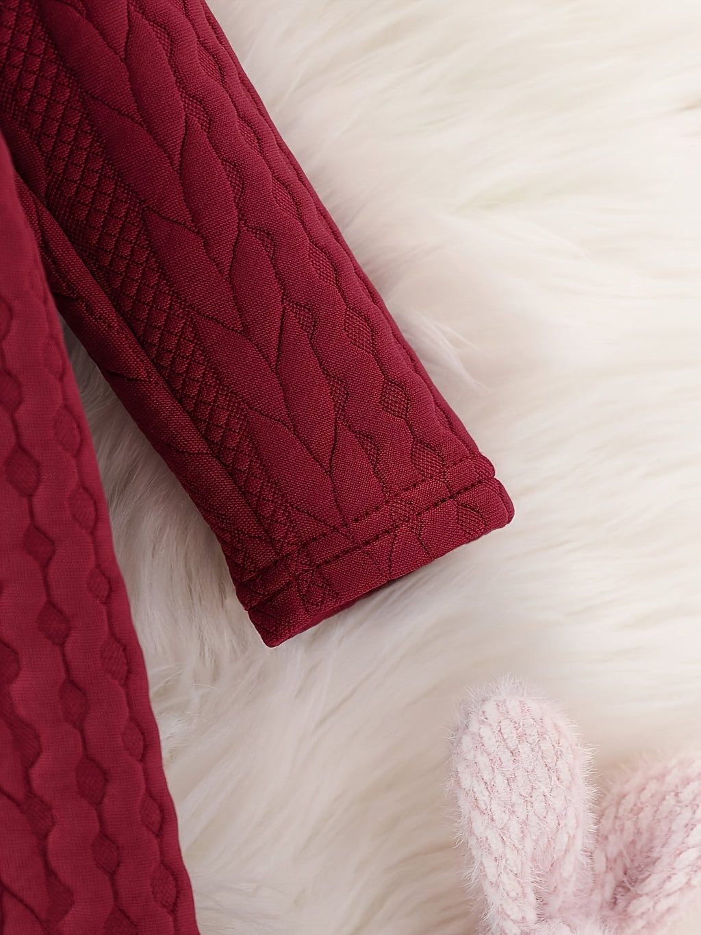 Combinaison pour bébés filles, style décontracté automne-hiver, à capuche épaisse, unie, à un bouton, coupe classique et