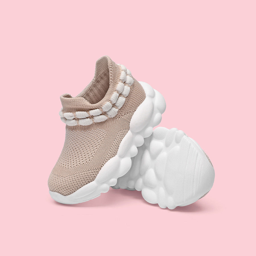 Baskets tricotées pour tout-petits garçons et filles — Monptitlou