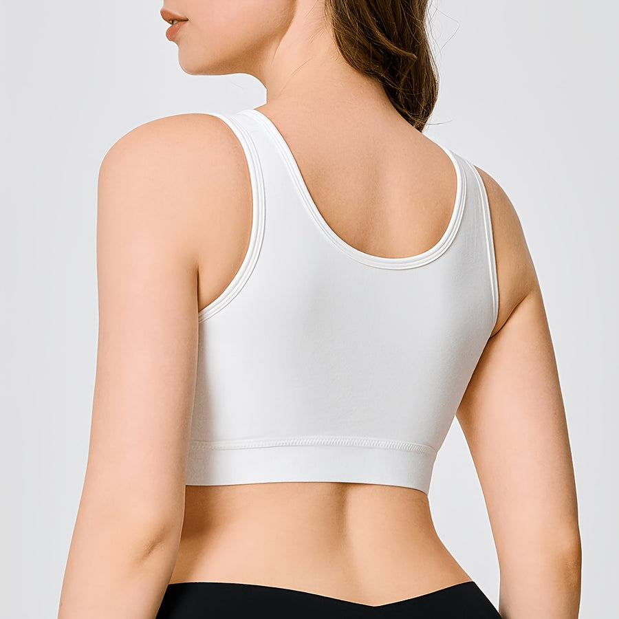 Soutien-gorge d'allaitement à fermeture éclair avant avec clips — Monptitlou