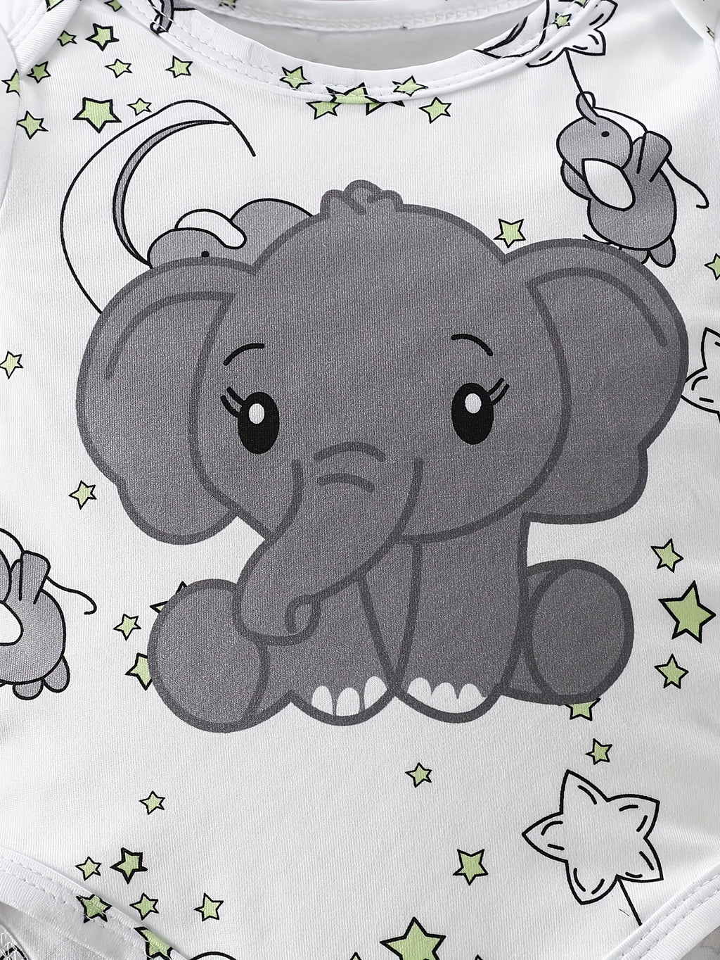 Ensemble pyjama et pantalon à motif éléphant — Monptitlou