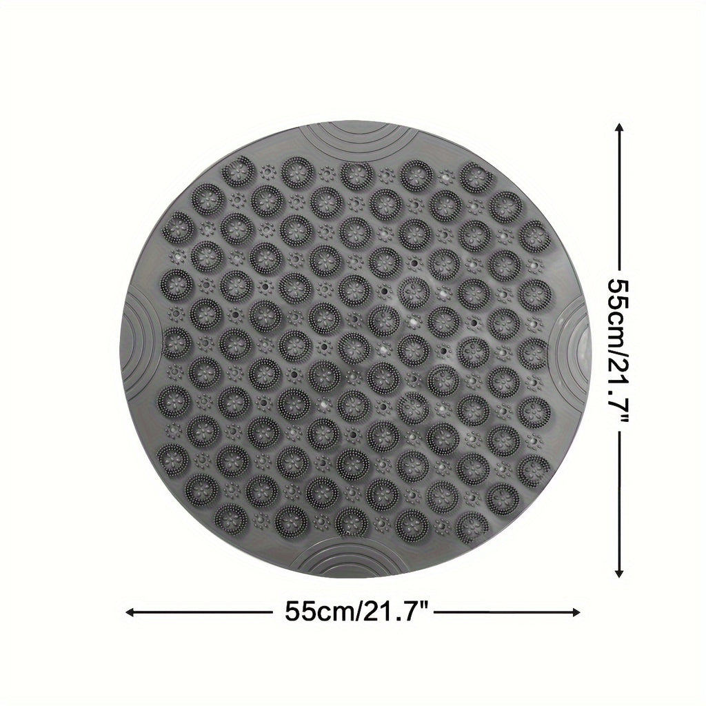 Tapis de bain de douche antidérapant, cercle, tapis de baignoire — Monptitlou