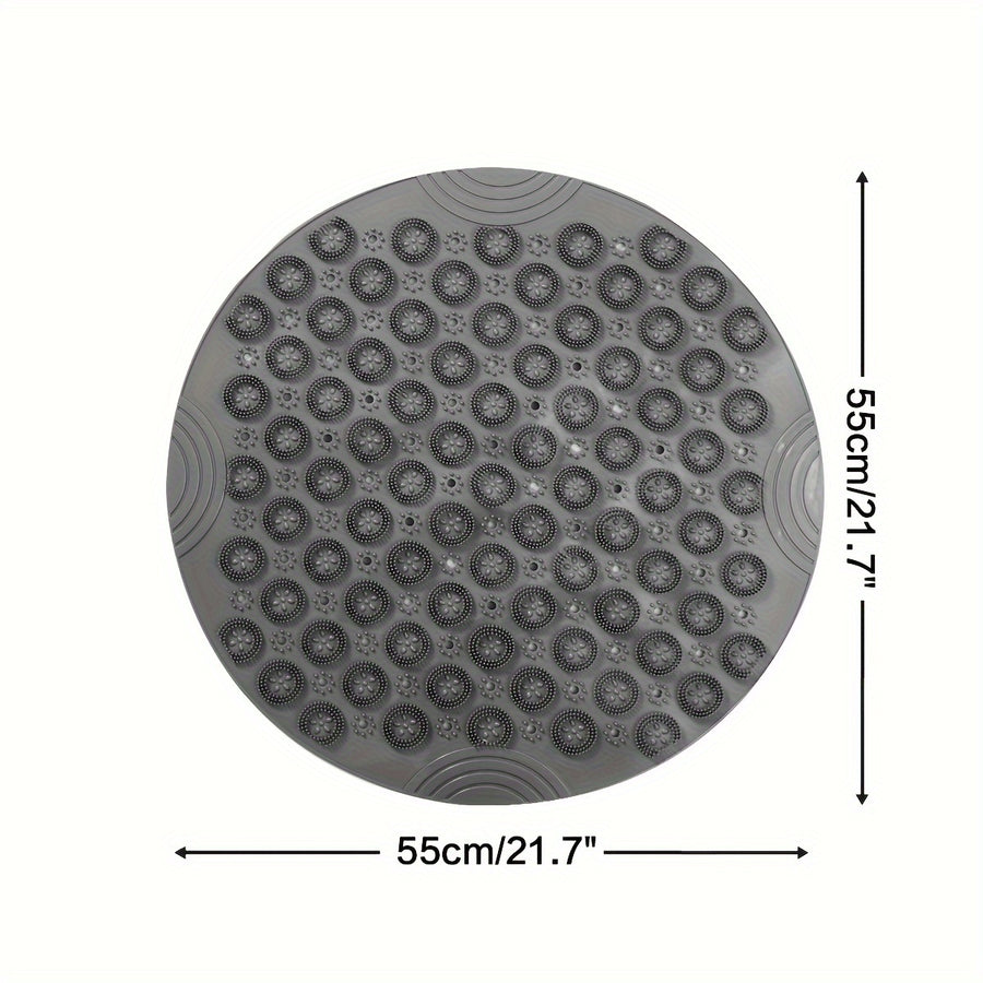 Tapis de bain de douche antidérapant, cercle, tapis de baignoire — Monptitlou