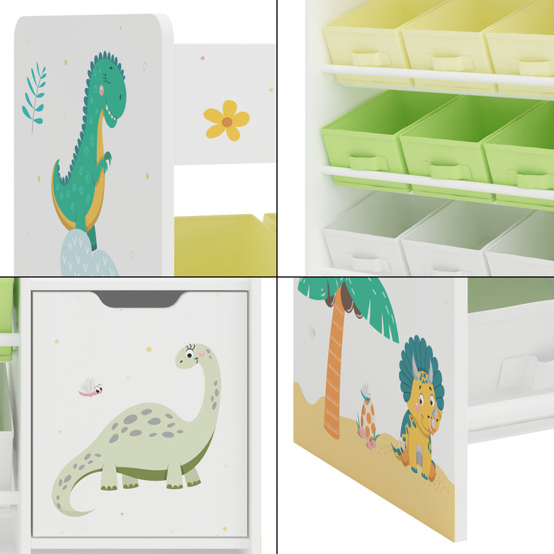 Étagère pour enfants 'Søndreland avec une seule porte d'armoire et 9 — Monptitlou
