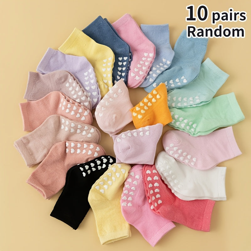 Chaussettes pour enfants aléatoires 5 paires / aléatoires 10 paires — Monptitlou