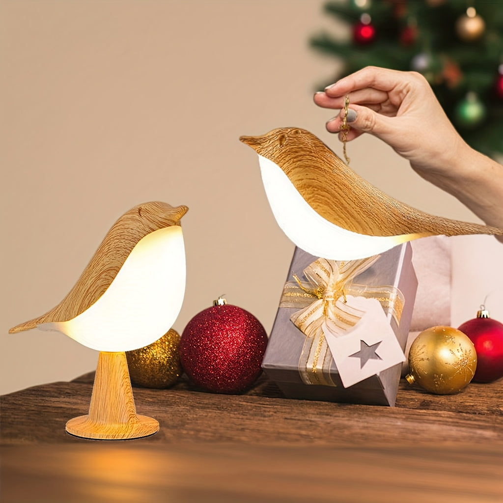 Petite Lampe de Nuit Oiseaux, Lampe de Table Rechargeable à Contrôle — Monptitlou