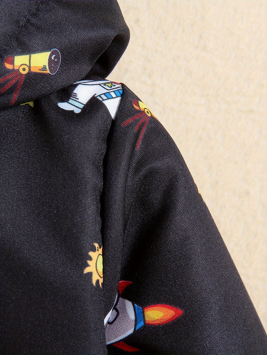 Veste à capuche doublée en polaire — Monptitlou
