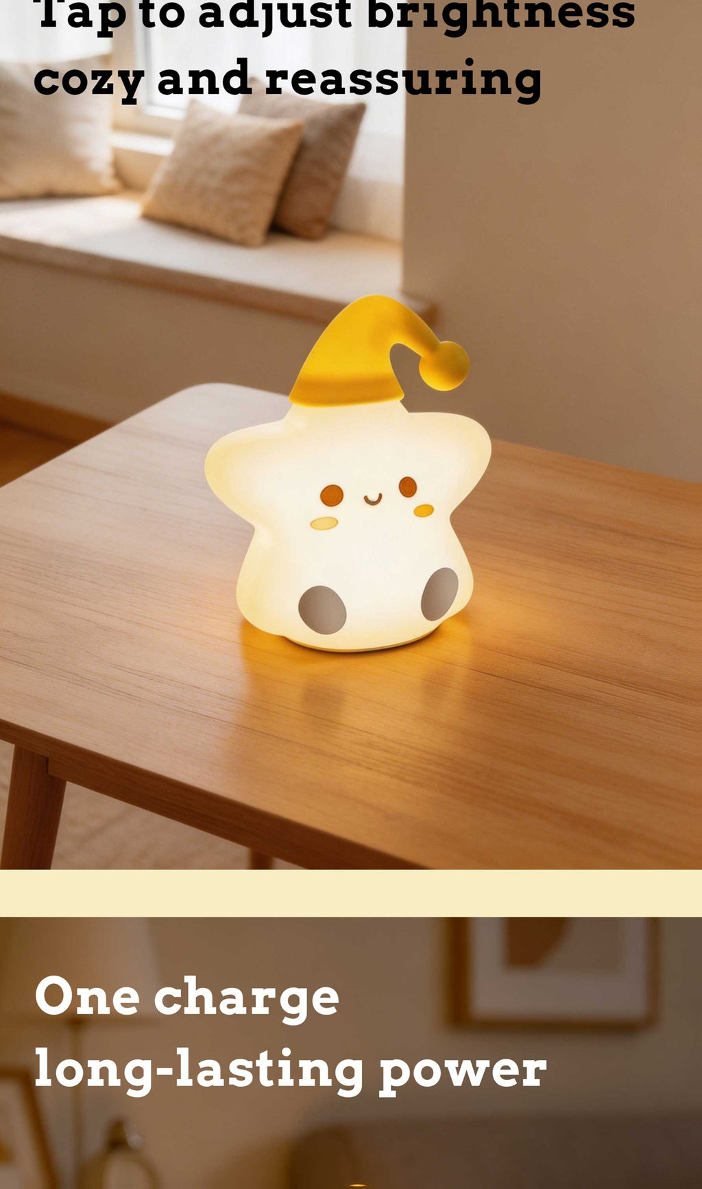 Luminaire de nuit étoile gardienne — Monptitlou