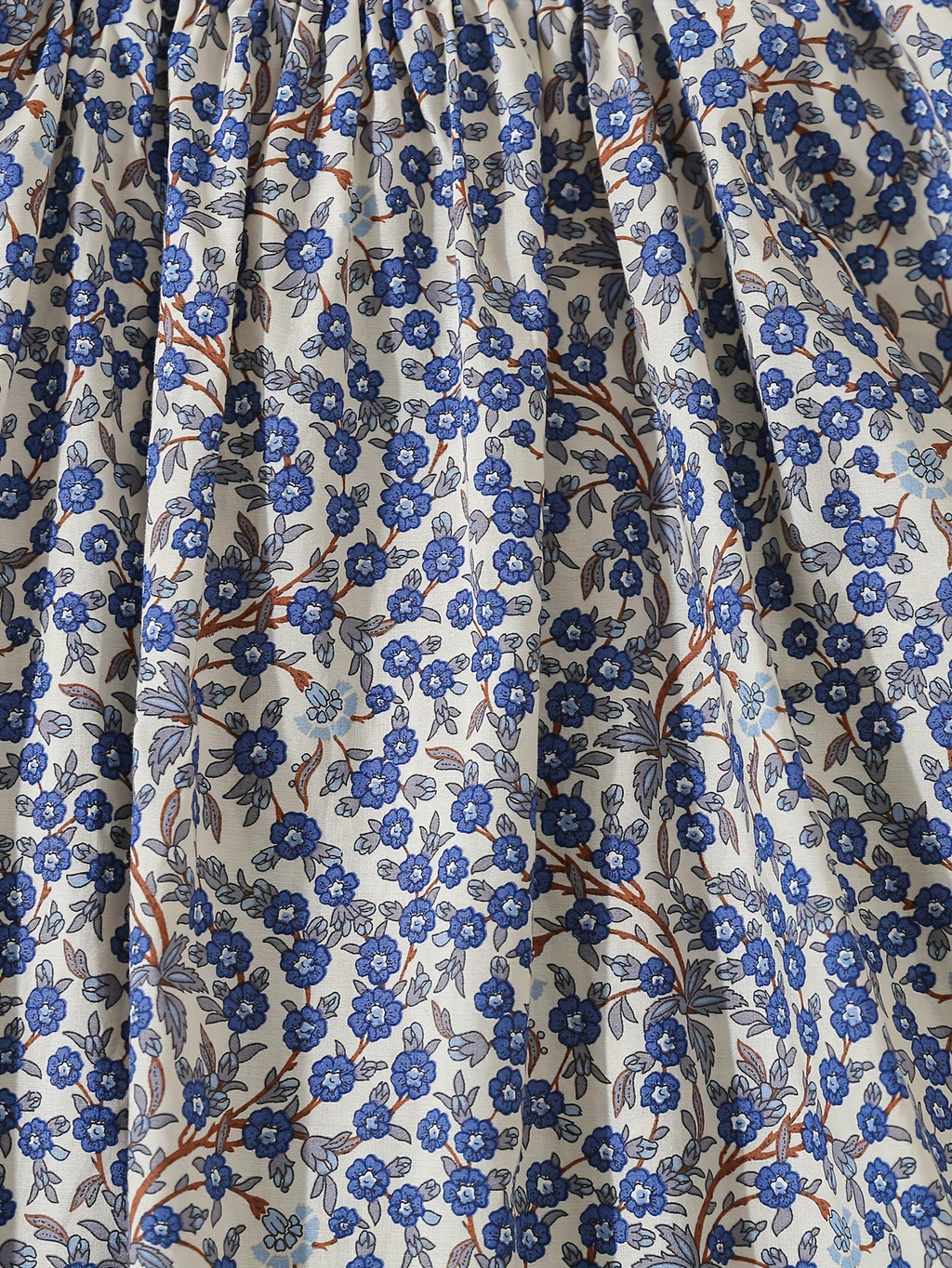 Chemise fille à manches longues - motif imprimé - taille smocked, photo 13
