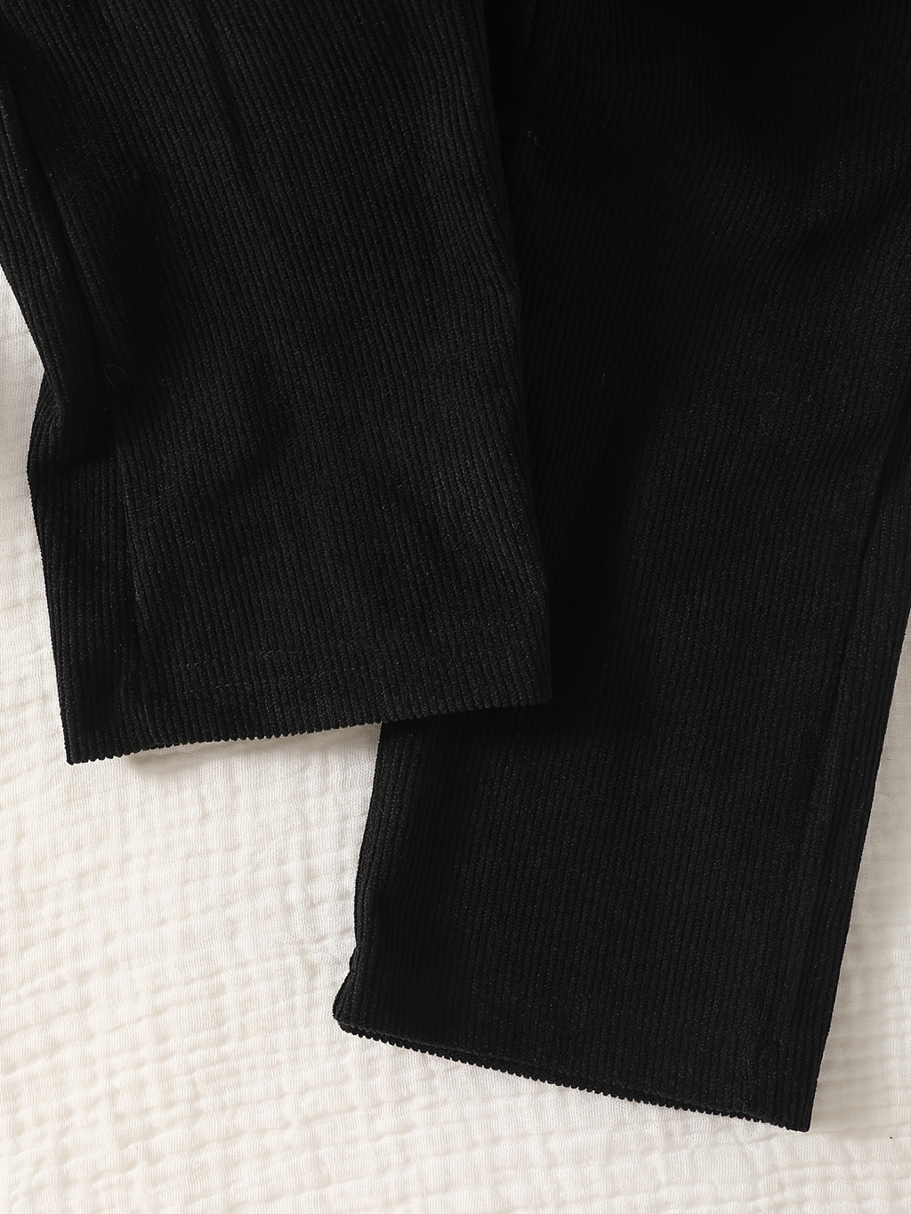 Ensemble 2 pièces pour garçon automne/hiver : haut rayé à texture galet — Monptitlou