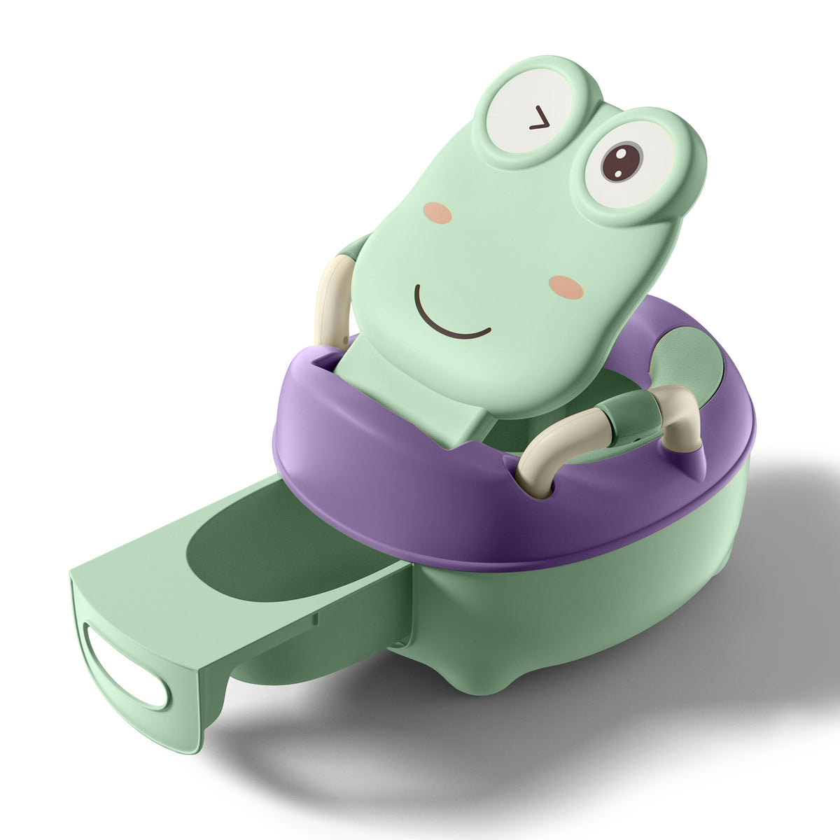 Pot en plastique pour enfants 48 cm avec support amovible et — Monptitlou Image