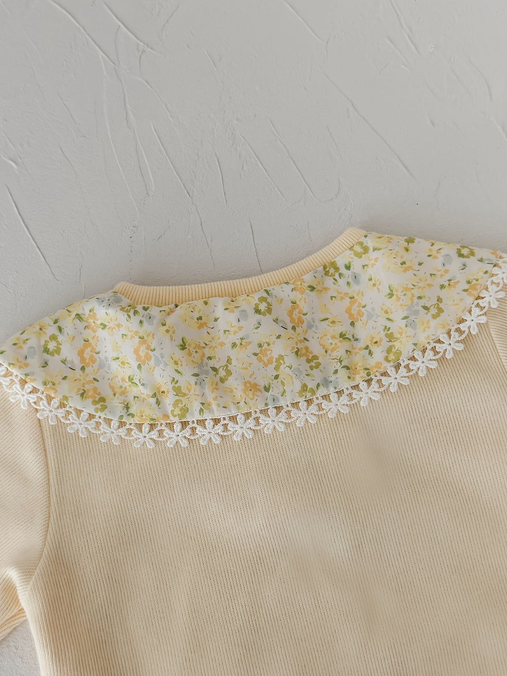 Ensemble 2 pièces pour fille printemps/automne à imprimé floral avec — Monptitlou