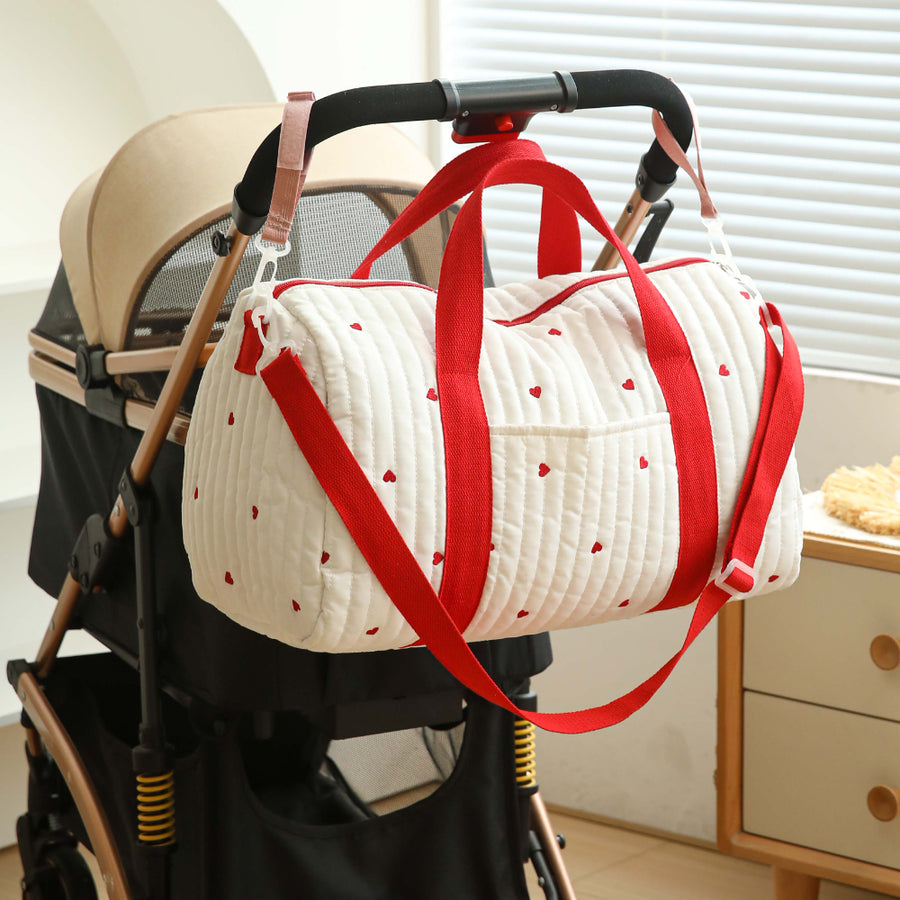 Sac Parent Boston grand sac à langer matelassé style grand cœur - Cadeau — Monptitlou