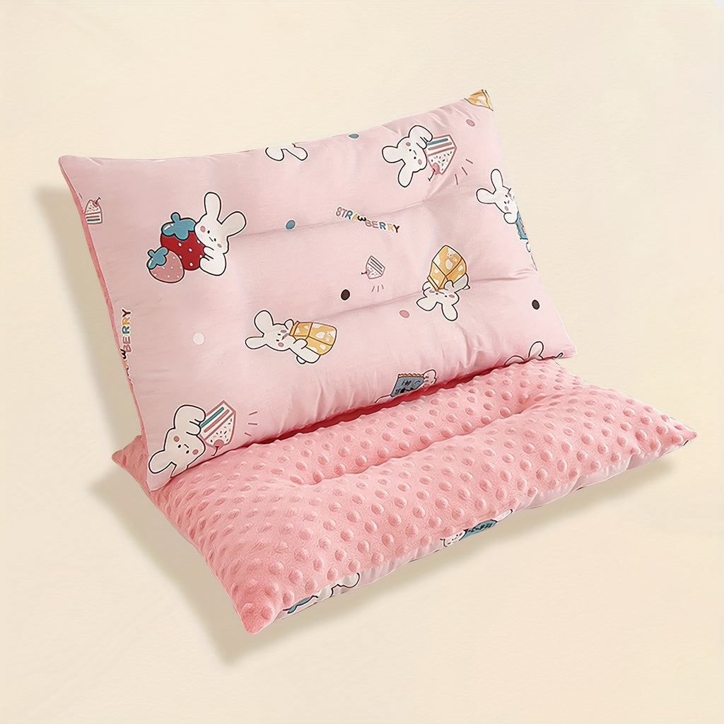 Oreiller pour nouveau-né, Oreiller en peluche double face — Monptitlou