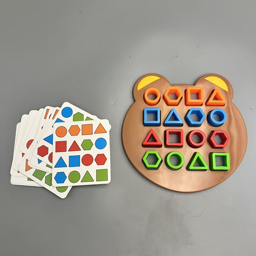 Jeu de construction ours, incluant 1 plateau ours — Monptitlou
