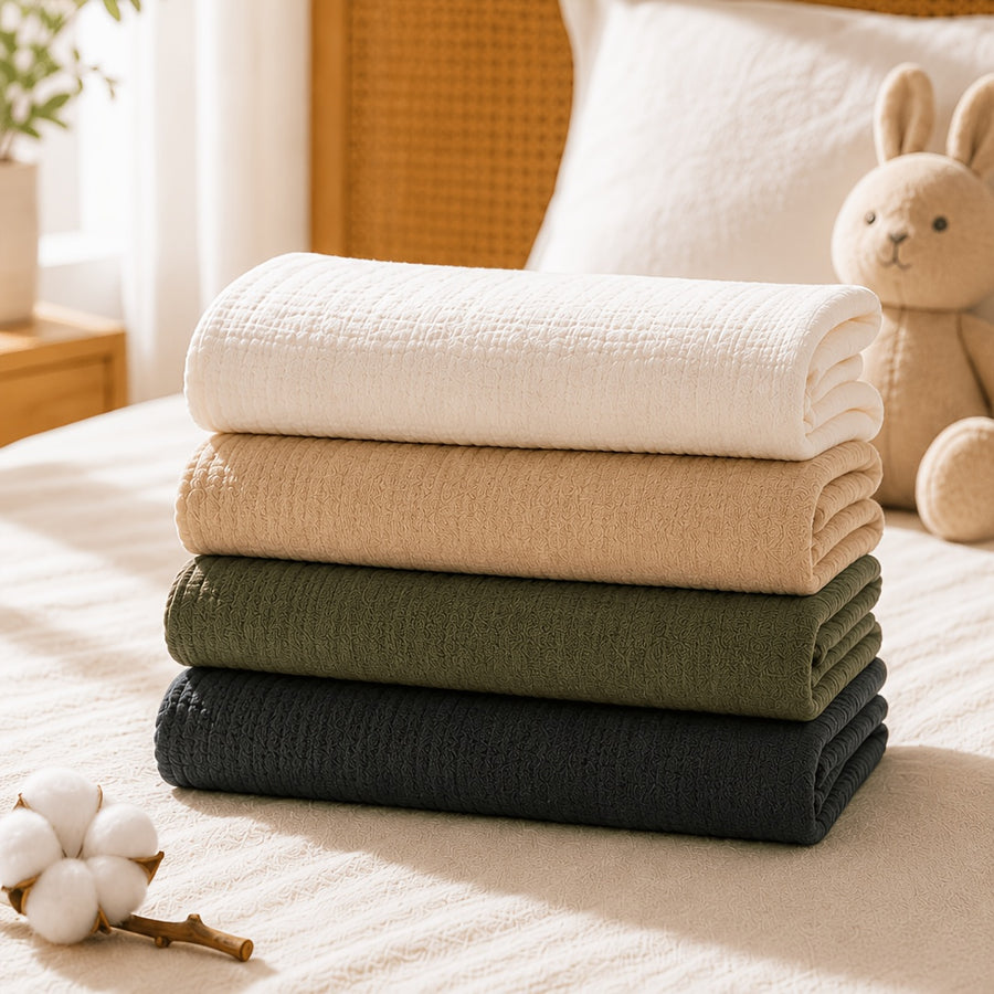Couvertures en mousseline pour bébés garçons et filles — Monptitlou