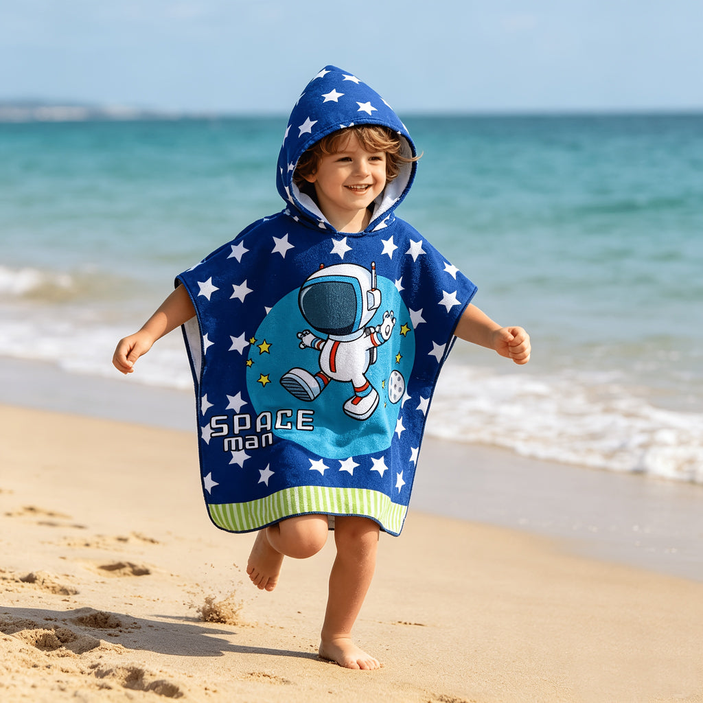 Serviettes de plage capuche pour bébé — Monptitlou