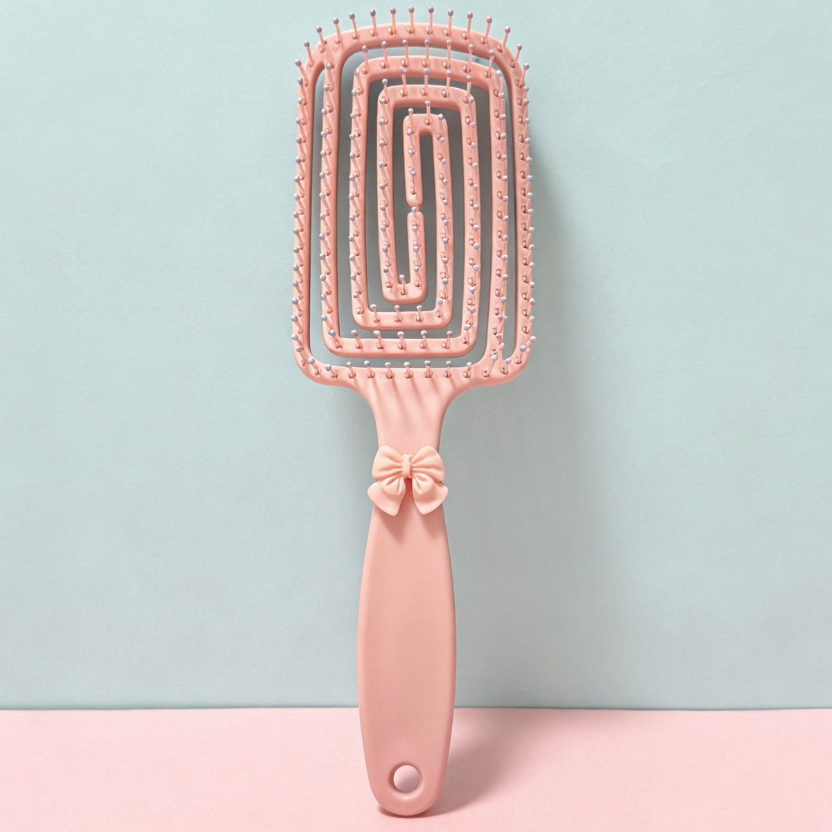 Peigne carré à décoration de nœud, à un seul côté — Monptitlou Image