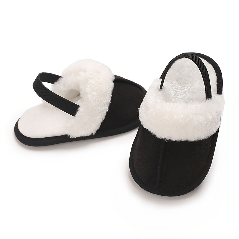 Chaussons Douillets en Peluche pour Bébé Fille — Monptitlou