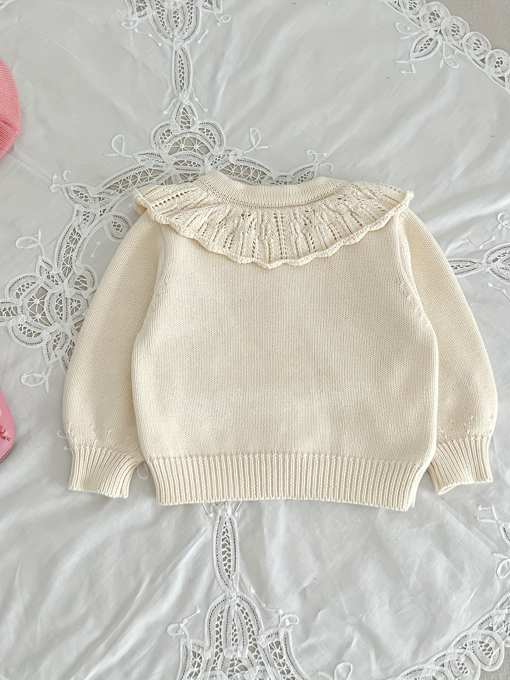 [Cardigan bébé fille] Cardigan tricoté pour bébé fille — Monptitlou