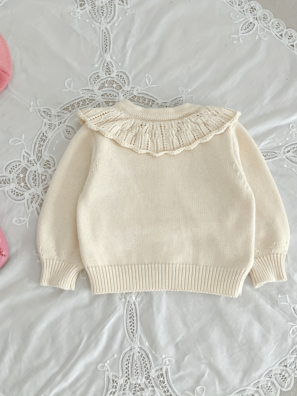 [Cardigan bébé fille] Cardigan tricoté pour bébé fille — Monptitlou Image