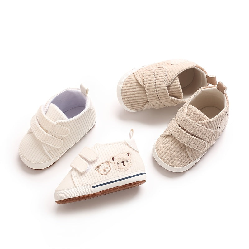 Chaussures de bébé 0-1 an printemps et automne, mignon petit ours — Monptitlou