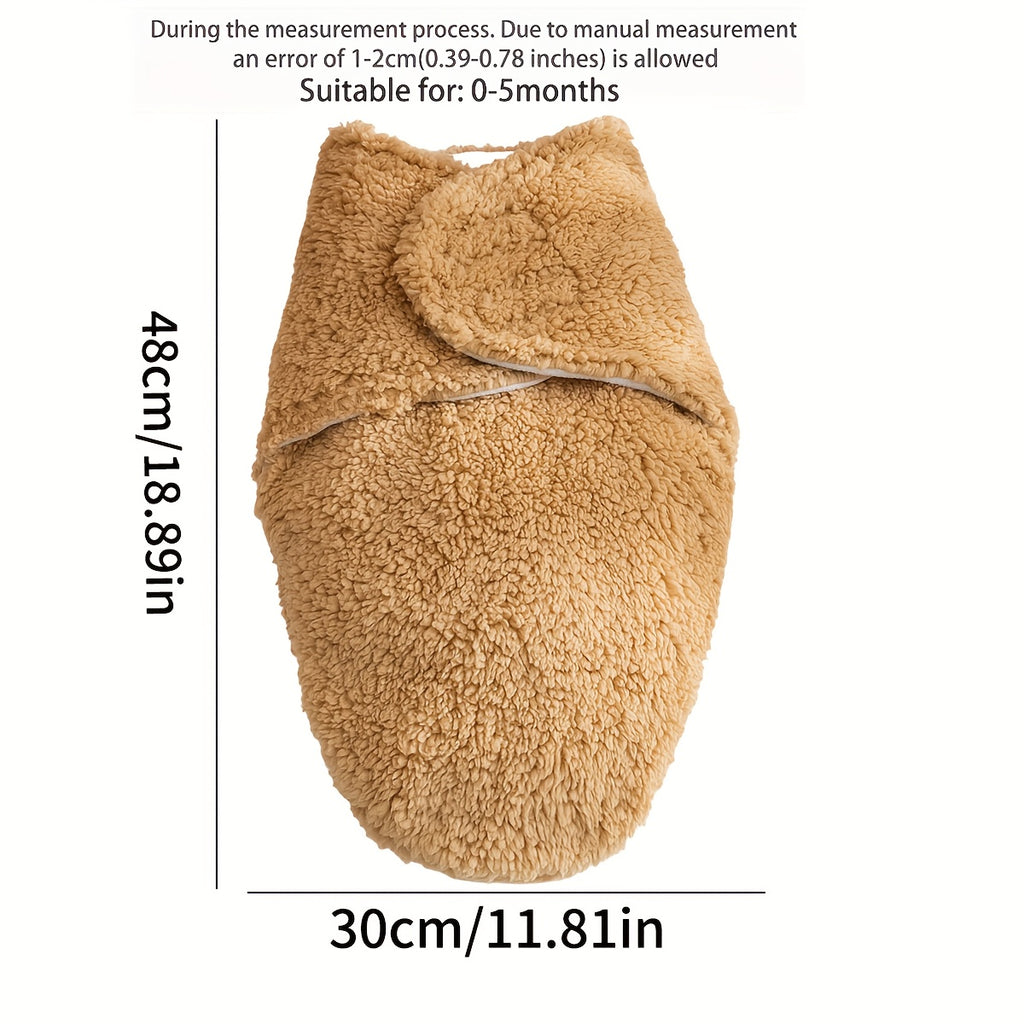 Couverture d'emmaillotage pour bébé, Enveloppement épais d'automne — Monptitlou