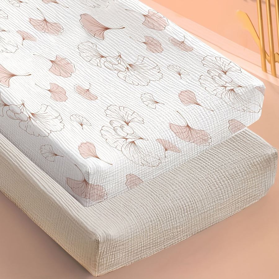 Housse de matelas à langer 2 pièces, déhoussable et lavable — Monptitlou