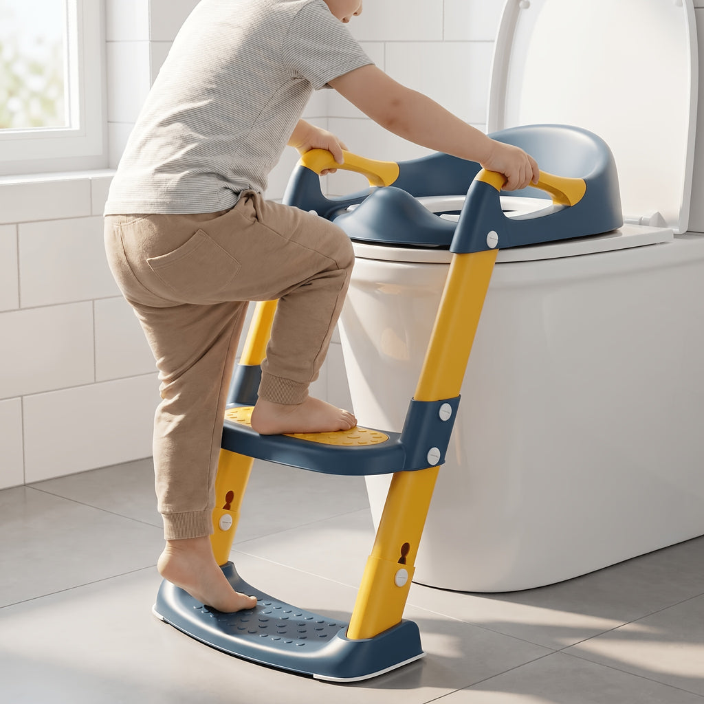 Siège de toilettes pour tout-petits avec repose-pieds — Monptitlou