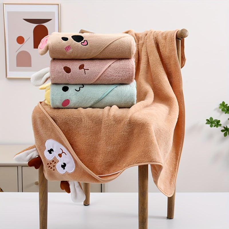 Serviettes Cape Forme Animal Bébé/Enfants, avec Serviettes à Capuche — Monptitlou