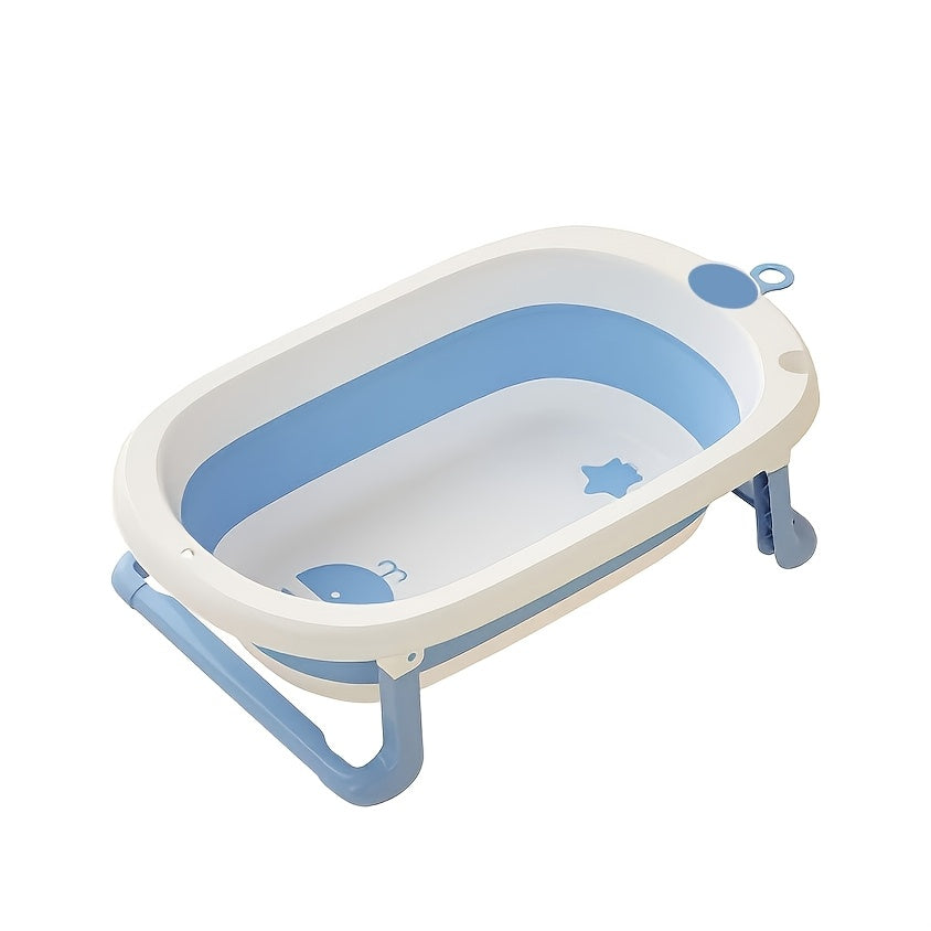 Baignoire pour bébé, trois couleurs au choix, motif mignon de baleine — Monptitlou Image