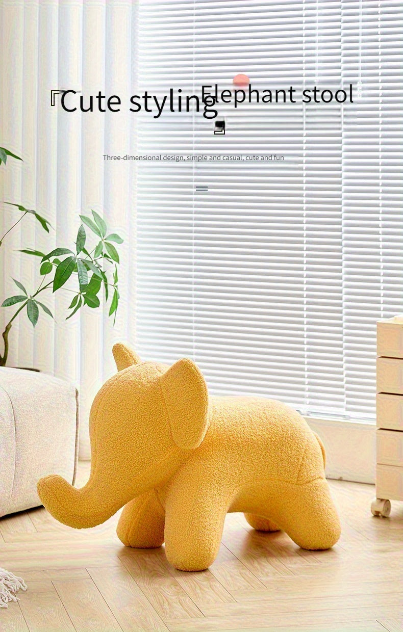 Chaise Éléphant en Laine d'Agneau pour Salon ou Chambre — Monptitlou