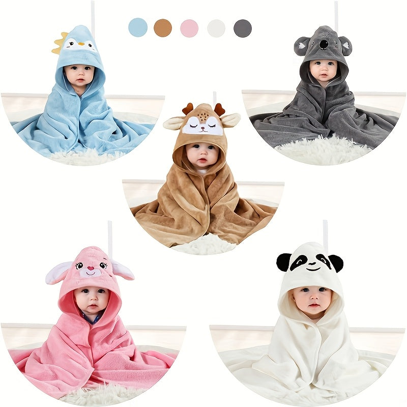 Serviette de bain pour enfants, 80*80cm, motif animal — Monptitlou