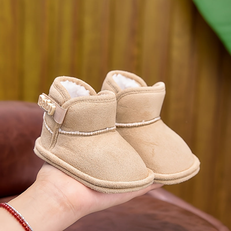 Bottes bébé hiver, chaudes et confortables, tendance, doublure polaire, adaptées intérieur et extérieur, unisexe