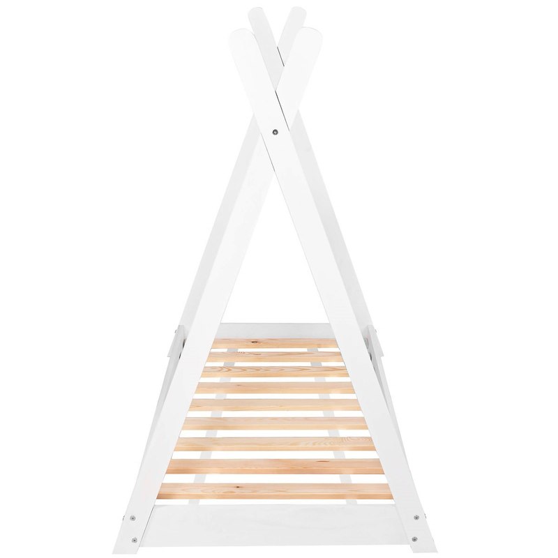 Lit tipi en bois pour enfant, berceau à plancher — Monptitlou