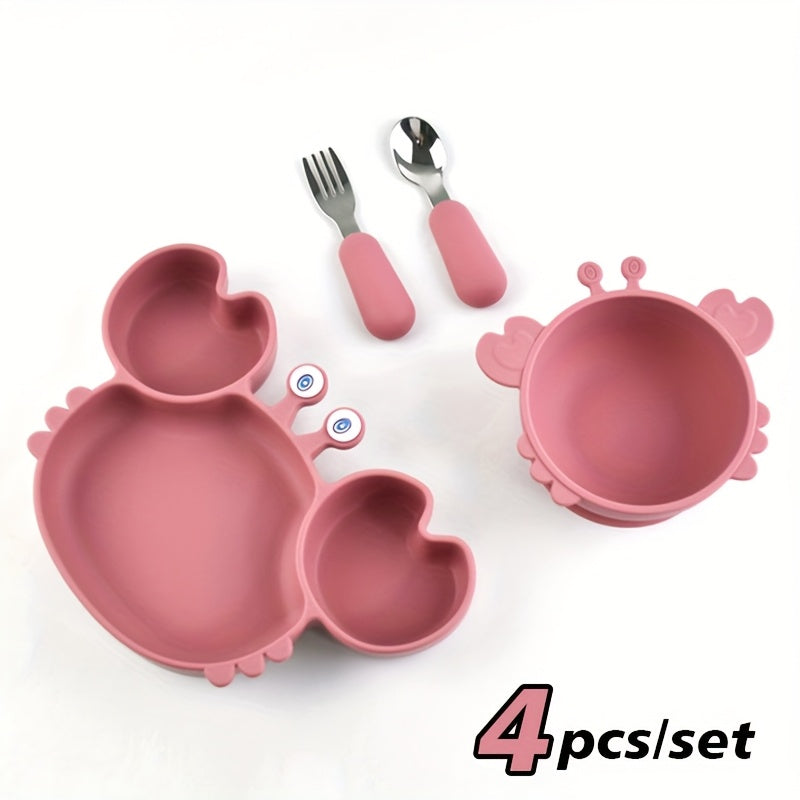 D'ustensiles d'alimentation en silicone pour enfants — Monptitlou